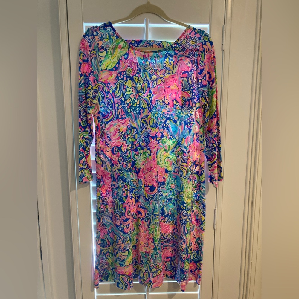 NWT Lilly Pulitzer Ophelia Dress in Pop Up 60 Animals Size Large